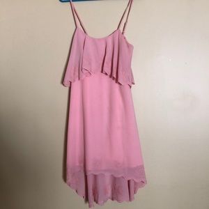 FREE Pink Dress with Floral Detailing